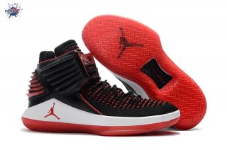 Meilleures Air Jordan 32 "Banned" Noir Rouge