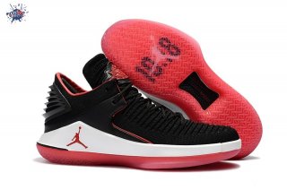 Meilleures Air Jordan 32 Low Noir Rouge