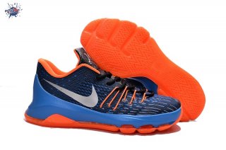 Meilleures Nike KD VIII 8 Orange Bleu Noir