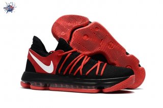 Meilleures Nike KD X 10 Noir Rouge Argent