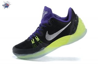 Meilleures Nike Kobe Venomenon 5 Noir Vert Pourpre