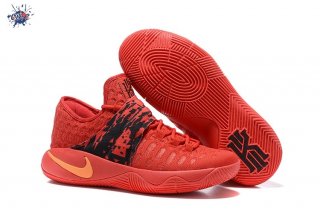 Meilleures Nike Kyrie Irving II 2 Flyknit Rouge Noir Orange