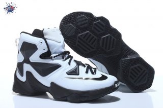 Meilleures Nike Lebron XIII 13 Noir Blanc