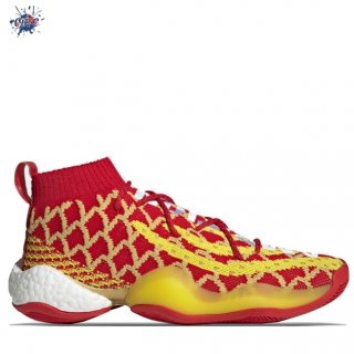 Meilleures Adidas Crazy Byw Pharrell "Chinese New Year" Rouge Jaune (EE8688)
