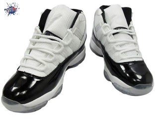 Meilleures Air Jordan 11 Blanc Noir Blanc