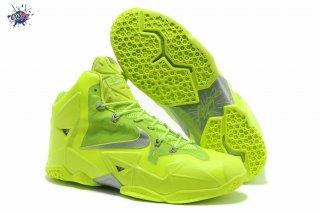 Meilleures Nike Lebron 11 Fluorescent Vert