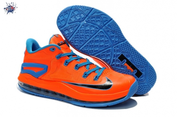 Meilleures Nike Lebron 11 Orange Bleu