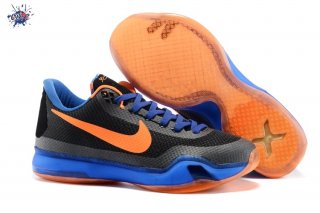 Meilleures Nike Zoom Kobe 10 Noir Bleu Orange