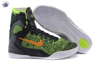 Meilleures Nike Zoom Kobe 9 Elite Vert Or Noir