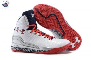 Meilleures Under Armour Curry 2 Blanc Argent Rouge